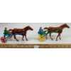 Image 4 : LOT OF 2 - WOLVERINE WIND UP SULKY RACERS
