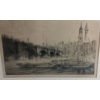 Image 2 : LONDON BRIDGE BY MONK - FRAMED ETCHING