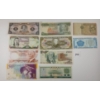Image 1 : LOT OF 17 - WORLD BANKNOTES - INCL BRAZIL, CUBA & JAMAICA, ETC.