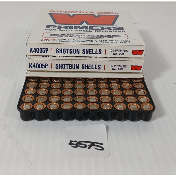 PRIMERS: APPROX 300X WINCHESTER NO. W209 SHOTSHELL PRIMERS