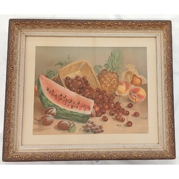 STILL LIFE BY J. HOOVER & SONS - FRAMED PRINT