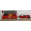 Image 2 : LOT OF 2 - FRICTION & BATTERY OP FIRETRUCKS