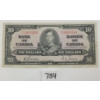 Image 1 : 1937 BANK OF CANADA $10 BANKNOTE