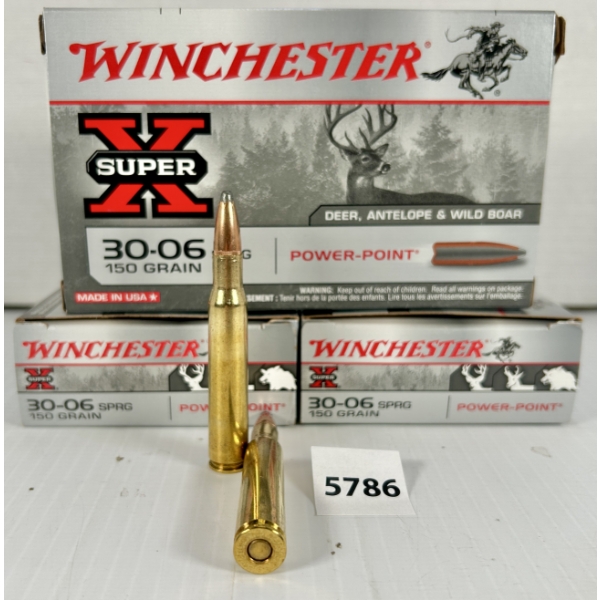 AMMO: 60X WINCHESTER .30-06 SPRG - 150 GR SP