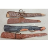 Image 1 : LOT OF 4 - SOFT LEATHER LONG GUN CASES