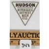 HUDSON MOTOR CAR CO RAD BADGE