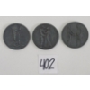 Image 2 : LOT OF 3 - 1933, 1939 & 1940 GERMAN MEDALLIONS 