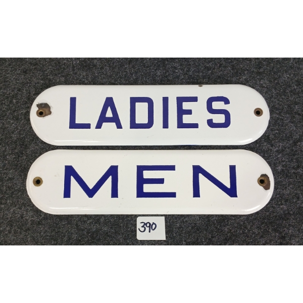 LOT OF 2 - LADIES & MEN SSP SIGNS