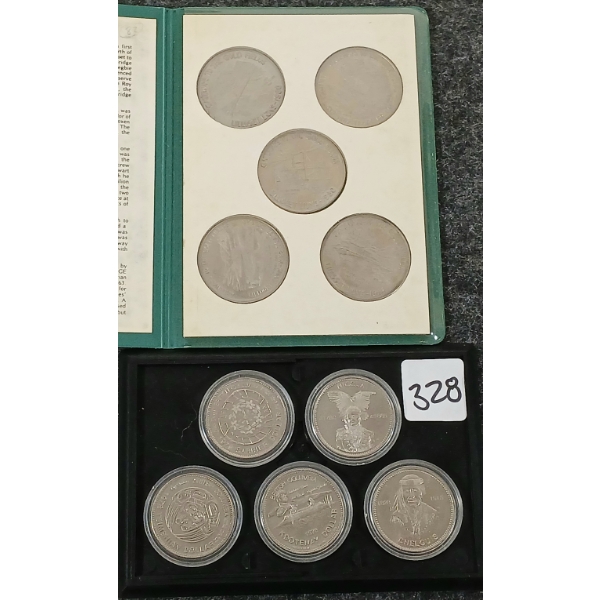 LOT OF 2 - 1982 LILLOOET LIONS & 1978 CANADIAN INDIAN HERITAGE COIN SET