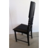 Image 6 : HAND-PAINTED OAK MOORISH BARLEY TWIST CHAIR 