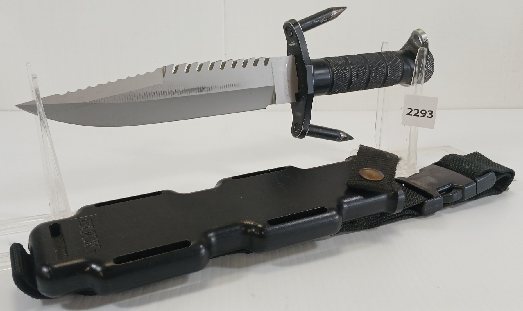 U.S. NAVY SEAL BUCK #184 KNIVE W/ SHEATH - Kidd Family Auctions