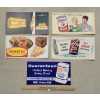 Image 1 : LOT OF 5 - CARDBOARD ADVERTISEMENTS - INCL SIFTO SALT & MARGENE MARGARINE