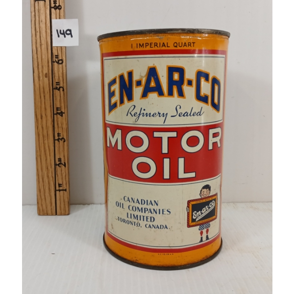 EN-AR-CO MOTOR OIL QT CAN