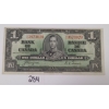 Image 1 : 1937 CDN $1 BANKNOTE