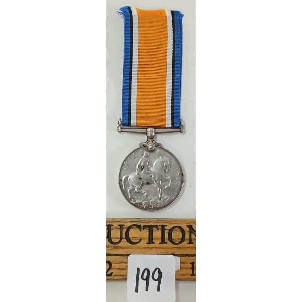 WWI MEDAL - PTE. J.H. CORCORAN R.C.R. (AMERICAN)