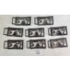 Image 3 : LOT OF 8 - WALT DISNEY DAVY CROCKETT OFFICIAL BELT BUCKLES