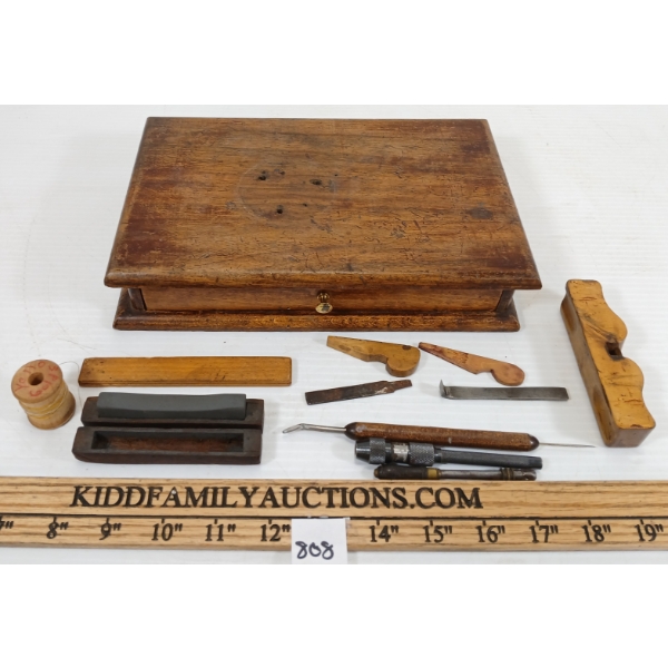 JOB LOT - PLANE - TOOLS & THREAD, ETC.