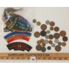 Image 1 : JOB LOT - CDN INSIGNIA & WWI & WWII COINS