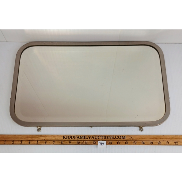 THE BRASS CRAFTERS BARBERSHOP MIRROR - EARLY 1900'S