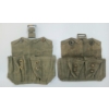 Image 6 : LOT OF 3 - WWII DUAL MAG POUCHES & .303 CAL BANDOLIEER
