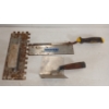 Image 3 : JOB LOT - TOOL BAG W/ ACCESSORIES - INCL PLASTERING PAN, ETC.