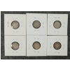 Image 2 : LOT OF 6 - 1881-1920 CDN 5 CENT COINS