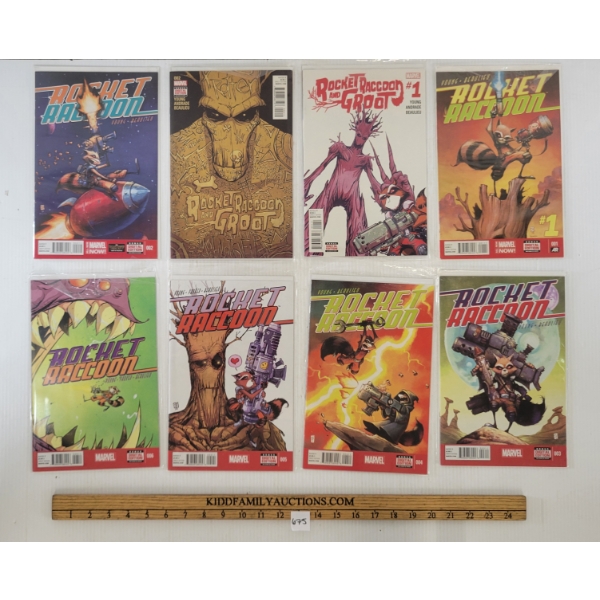 LOT OF 13 - MARVEL ROCKET RACCOON COMICS