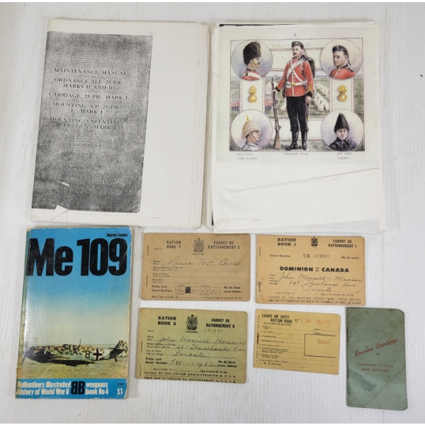 JOB LOT - MANUALS, HANDBOOKS & TRAINING GUIDES - INCL AFV RECOGNITION & ARTILLERY TRAINING, ETC