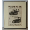 Image 1 : "WOLSELEY MOTOR CARS" FRAMED ADVERTISEMENT