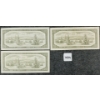 Image 2 : LOT OF 3 - 1954 CDN $20 BANKNOTES