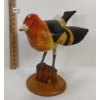 Image 2 : HAND CARVED FOLK ART BIRD W/ STAND 