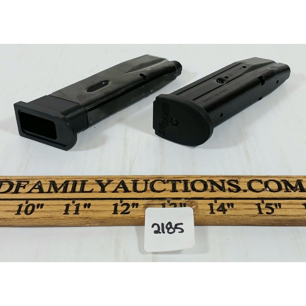 LOT OF 2 - SIG SAUER P250 9MM MAGAZINES - PAL REQ.