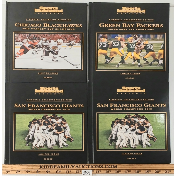 LOT OF 4 - SPORTS ILLUSTRATED SPECIAL COLLECTOR'S EDITIONS BOOKS