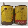 Image 4 : LOT OF 2 - WHITE ROSE ULTRA MOTOR OIL CANS - 5 GAL