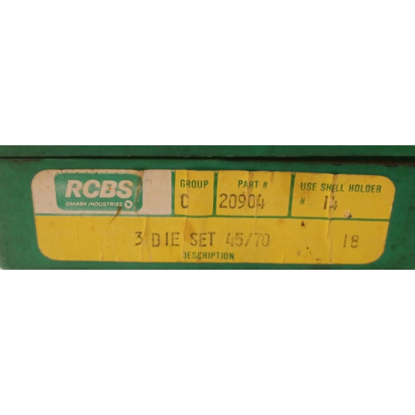 RCBS .45-70CAL DIE SET