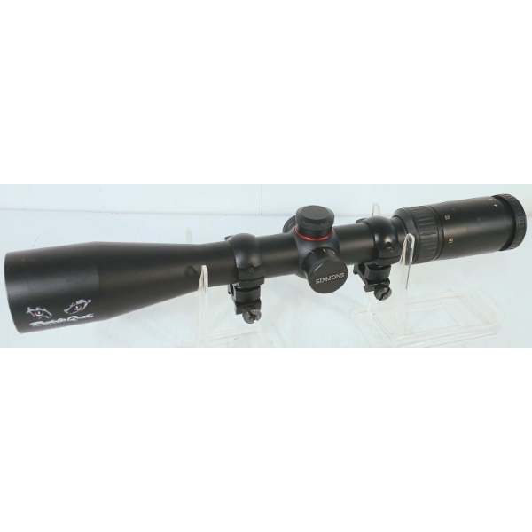 SIMMONS PREDATOR QUEST RIFLE SCOPE W/ RINGS