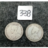 Image 2 : LOT OF 2 - 1919 CDN 50 CENT COINS