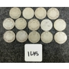 Image 1 : LOT OF 14 - 1919-1930 CDN 10 CENT COINS