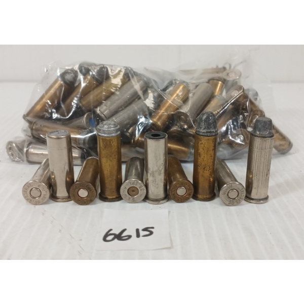AMMO / BRASS: 69X MIXED .38 SPL LIVE / 6X BRASS