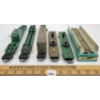 Image 2 : LOT OF 6 - MARKLIN PLATE GIRDER BRIDGE - TRIANG MISSILE CARRIAGE & WAGONS