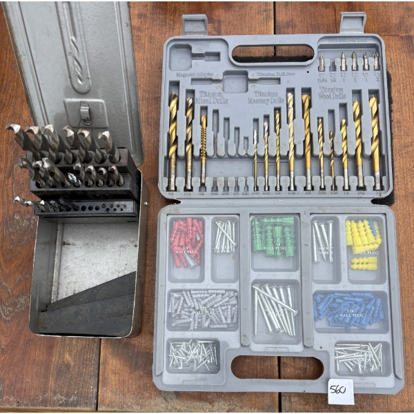 LOT OF 2 - DRILL BIT SETS
