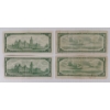 Image 2 : LOT OF 4 - 1954 & 1967 CDN $1 BANKNOTES