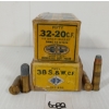 Image 1 : AMMO: 50X CIL .32-20 - 115GR - SP / 6X DOMINION .38 S&W - COLLECTABLE BOXES