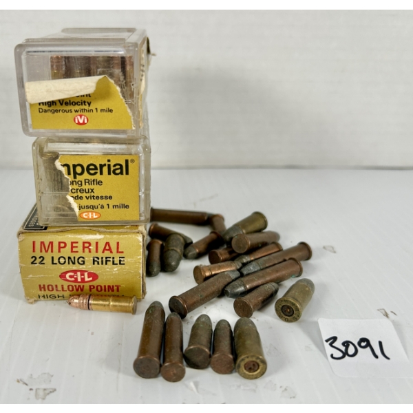 AMMO: APPROX 150X MIXED .22 LR & OTHERS