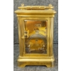 Image 8 : BRASS CARRIAGE CLOCK W/ KEY