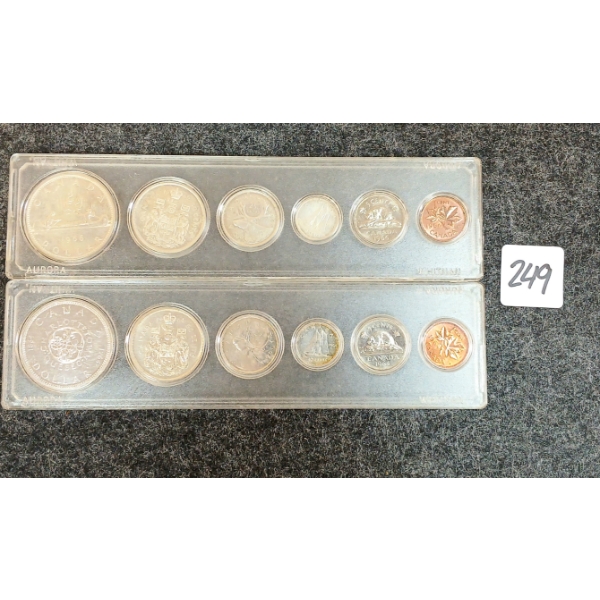 LOT OF 2 - 1964 & 1966 CDN SPECIMEN SETS