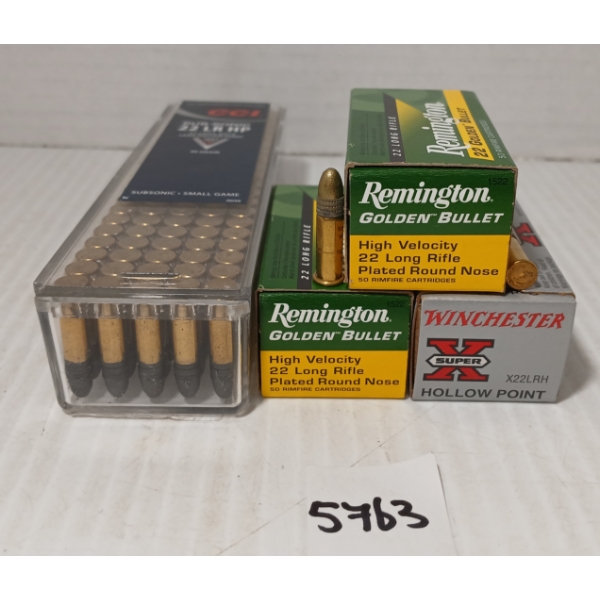 AMMO: 250X MIXED .22 LR - 37 & 40GR - HP & PRN