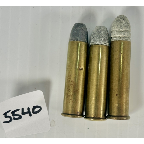 AMMO: 2X .44 EVANS LONG &1X .44 WESSON EXTRA LONG