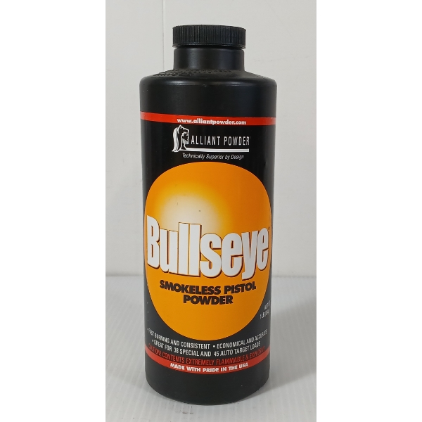 POWDER: ALLIANT BULLSEYE SMOKELESS PISTOL POWDER - 1LB
