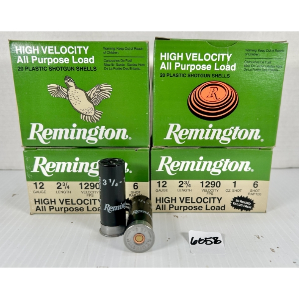 AMMO: 80X REMINGTON 12 GA 2-3/4 IN - #6